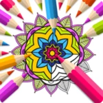 Logo of Mandala Coloring Book android Application 