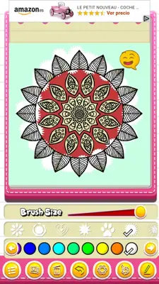 Mandala Coloring Book android App screenshot 2