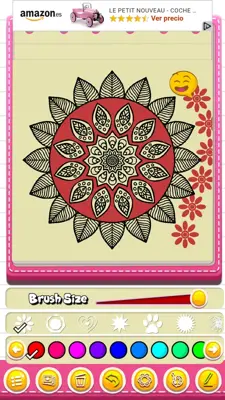 Mandala Coloring Book android App screenshot 5